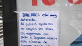 El cartel de una mallorquina en Bilbao: «Si queréis ayudarnos no vengáis por ahora»