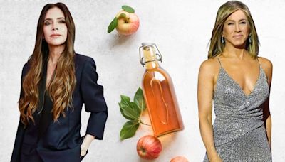 Jennifer Aniston y Victoria Beckham son adeptas: un nuevo estudio revela tres beneficios de tomar vinagre de manzana en ayunas