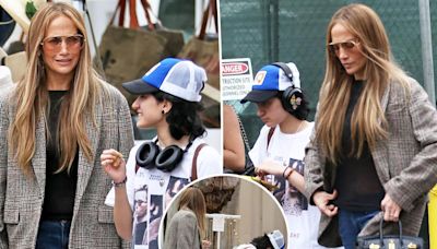 Jennifer Lopez hits up flea market with child Emme, 16, after canceling tour to focus on family