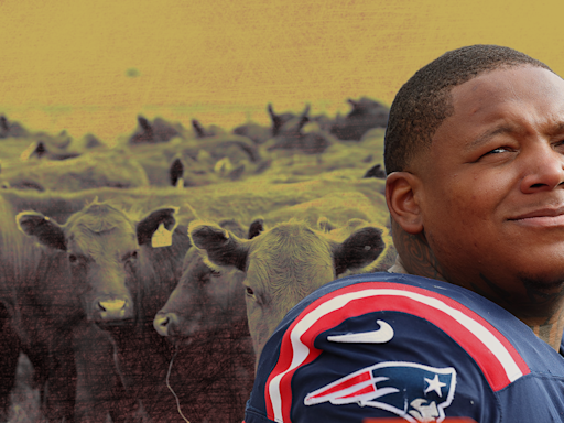 NFL’s Trent Brown Wrangles D-Linemen and Cattle for a Living