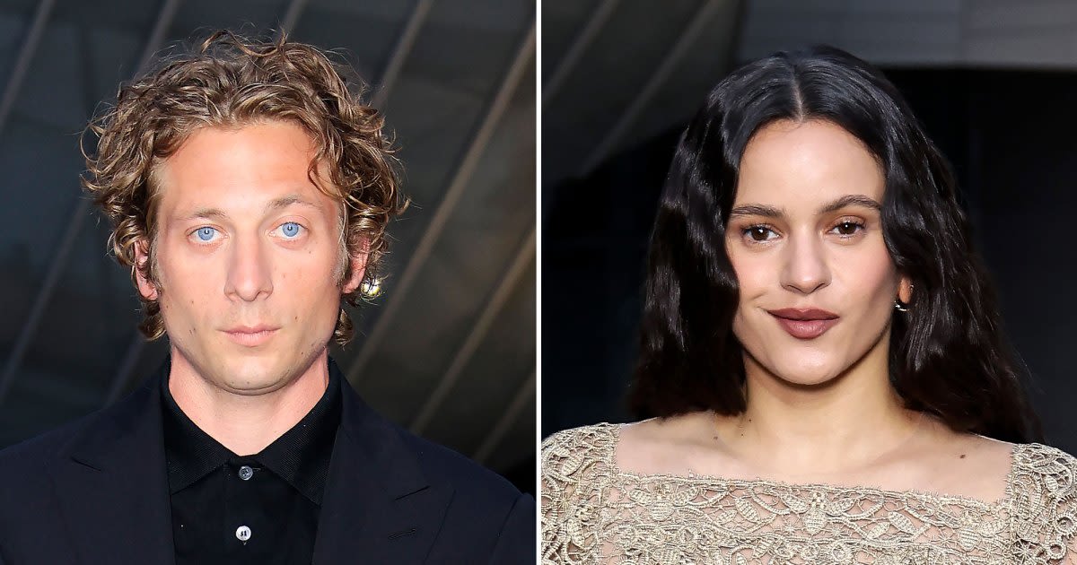 Jeremy Allen White and Rosalia Walk Prelude to the Olympics Red Carpet Separately, Meet Up Inside