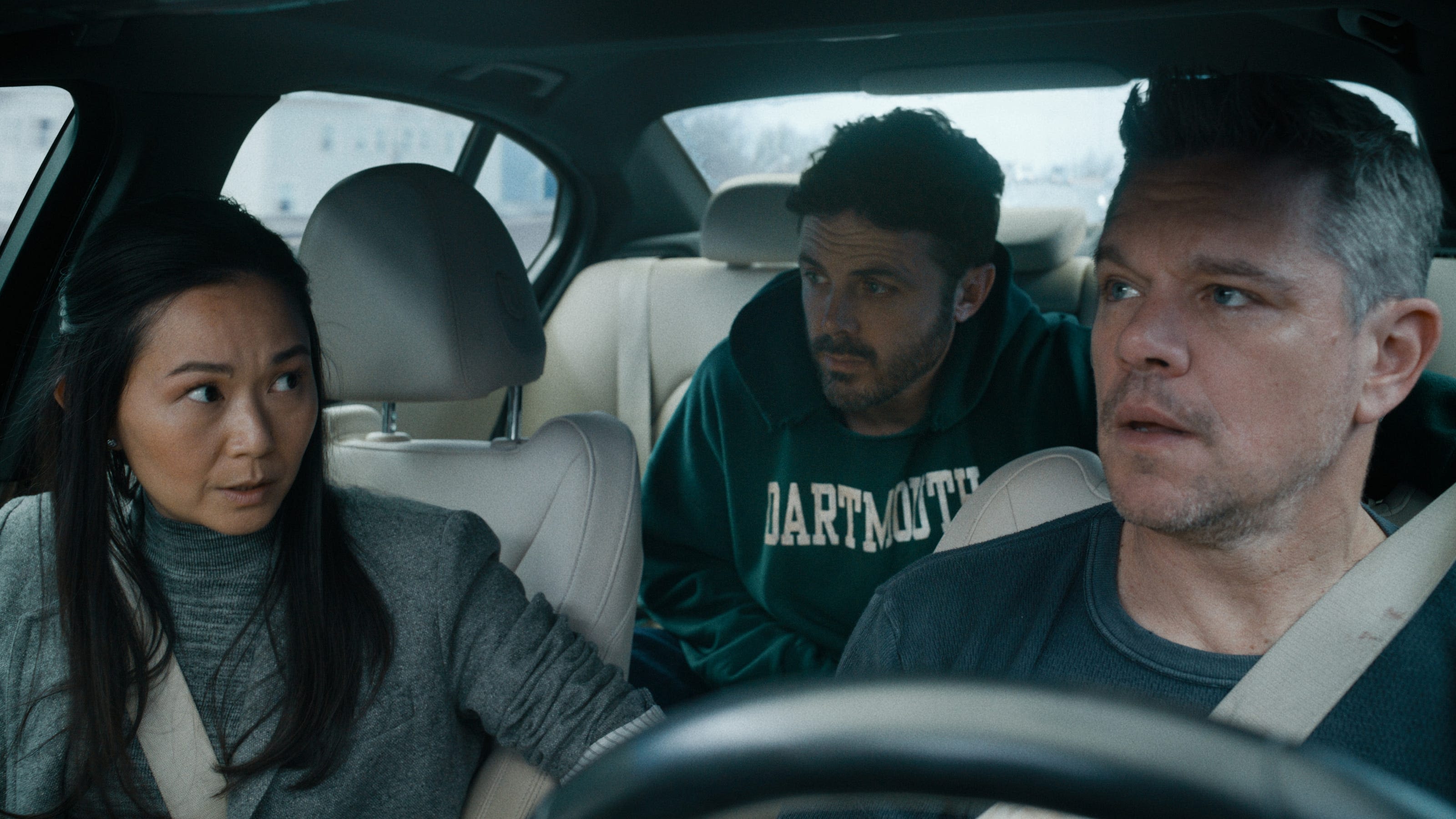 Matt Damon and Casey Affleck getting dumb in 'The Instigators' is less fun than it sounds