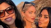 Kim Kardashian, Lauren Sanchez and Olivia Pierson together