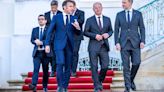 VÍDEO: Macron apoya que Ucrania pueda atacar posiciones rusas mientras Scholz incide en el derecho a "defenderse"