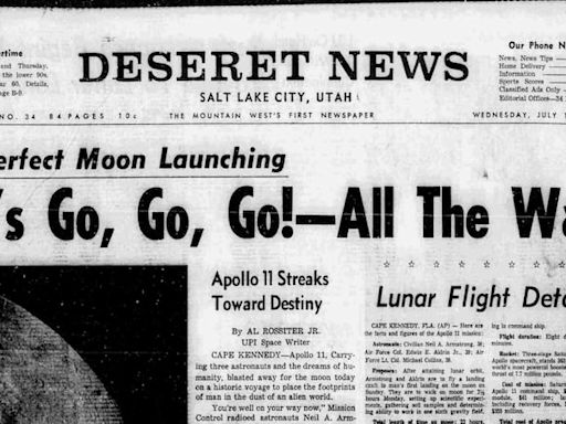 Deseret News archives: Apollo 11 launched, and proved a major media event