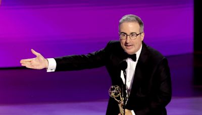 John Oliver Mourns Dead Dog in Historically Chaotic 2024 Emmys Speech