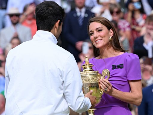 Kate Middleton Calls Prince George and Prince Louis 'the Boys' as She Passes on Their Question to Tennis Champ