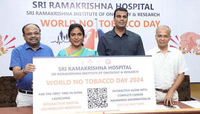 World No Tobacco Day: SRIOR launches interactive digital counsellor modules in English and Tamil