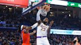 LeBron James' 40 points lead Lakers to win over Thunder