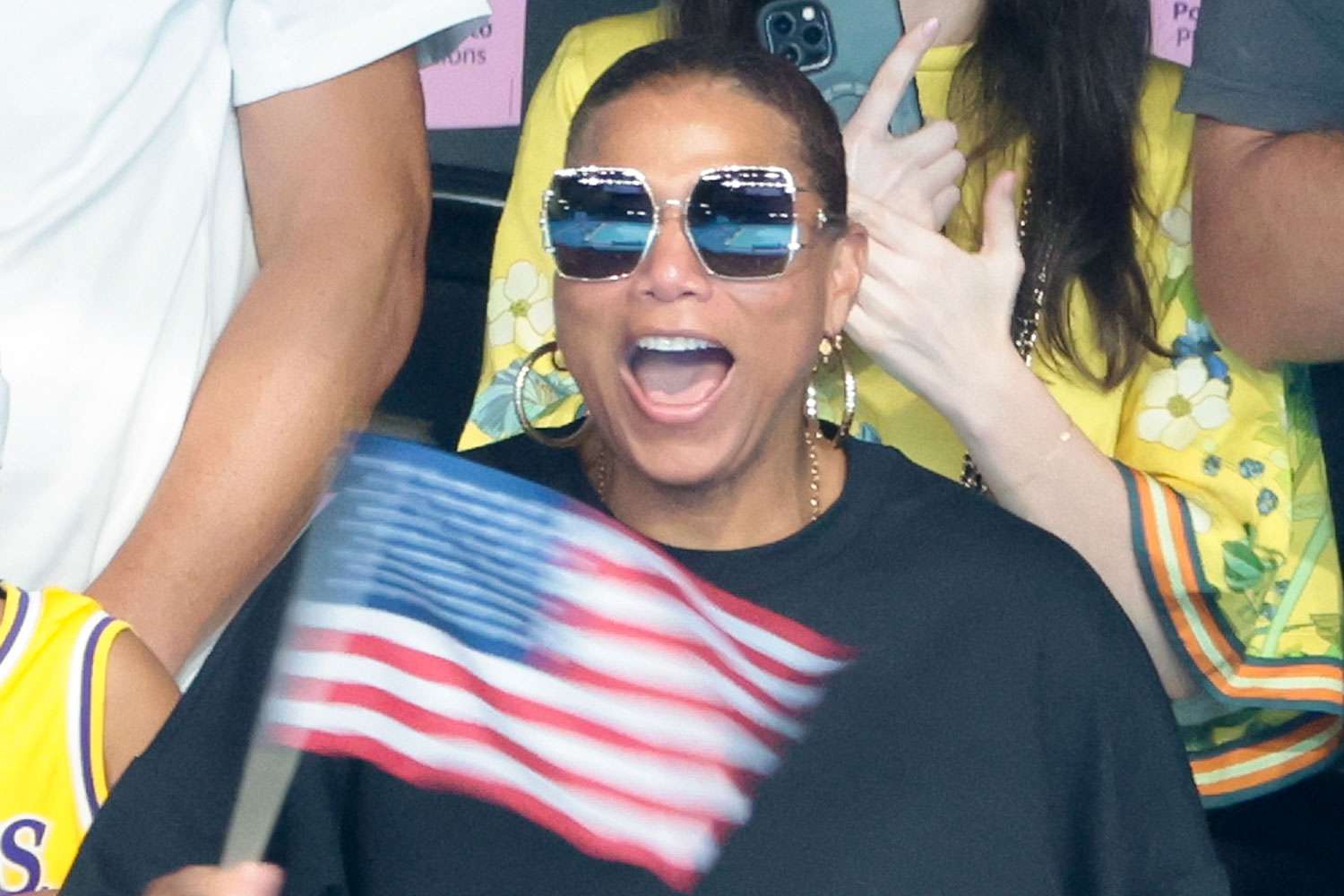 Queen Latifah Cheers on Team USA at Olympics: See the Photo