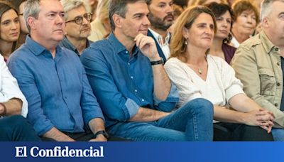 Abucheos y pitos a Pedro Sánchez y Teresa Ribera en un mitin en Los Alcázares (Murcia)