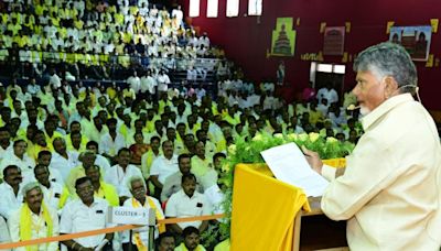 TDP chief Chandrababu Naidu vows to reward dedicated party workers at Kuppam