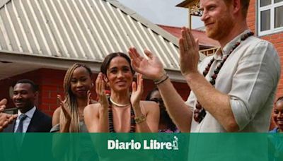 El baile del príncipe Harry y Meghan en un colegio en Nigeria