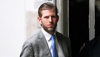 Eric Trump says Michael Cohen "giddy" in court