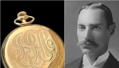 Cómo es el reloj de oro del Titanic que fue subastado