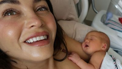 Jenna Dewan Shares Photos of Newborn Rhiannon and Family Dog: ‘The Two Babies’