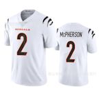 現貨球衣運動背心NFL橄欖球服球衣 猛虎 2 白色 Bengals Evan McPherson Jersey