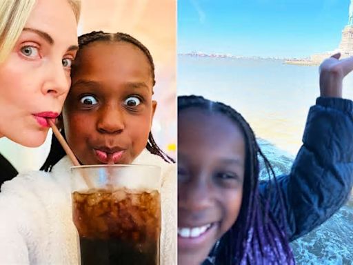 Charlize Theron and Her Daughters Conquer N.Y.C. in Cute Vacation Photos: 'We Did It All'