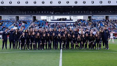 Homenaje al Real Madrid B tras su ascenso a Primera Federación