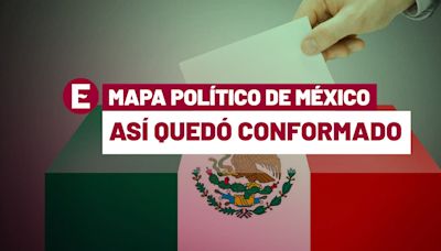 Así quedó el mapa electoral político de México tras elecciones 2024