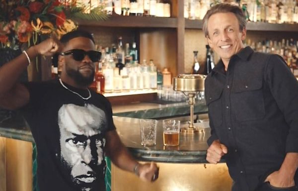 Watch Kevin Hart and Seth Meyers Go Day Drinking!