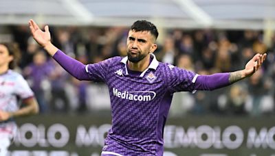 Nicolás González rompe dos récords personales tras la goleada de la Fiorentina al Sassuolo