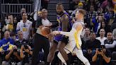 Lakers ride Big 3 in opener, but struggle from deep in loss to Warriors