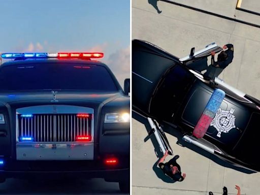 Miami Police Department unveils new Rolls-Royce cop car to aid recruitment