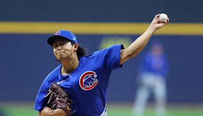 Shota Imanaga's unbelievable start for the Cubs gets a reality check in Milwaukee
