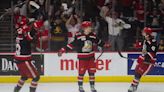 Berggren’s hat trick leads furious comeback, Griffins force deciding Game 5 against Milwaukee