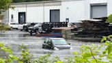 Torrential rains swamp southern Rhode Island, but inland areas are spared - The Boston Globe