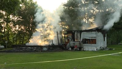 Crews respond to house fire in Columbus County believed to be intentionally set | Fox Wilmington WSFX-TV