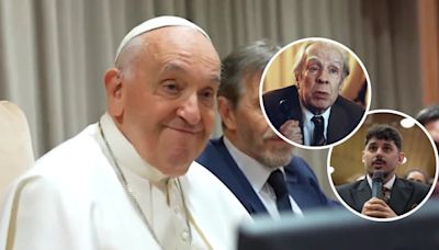 El papa Francisco recitó un poema de Borges ante una pregunta de Luquitas Rodríguez y se volvió viral