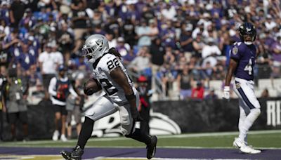 Raiders pull off stunner, win wild Week 2 in Baltimore 26-23 over Ravens