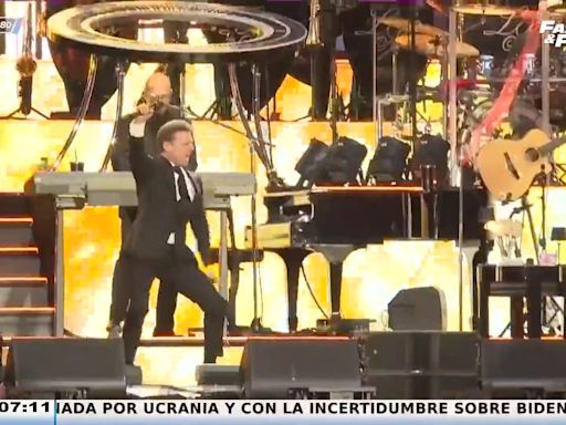 Luis Miguel reúne a 100.000 personas en su 'doblete' en el Bernabéu pero no se escapa de las criticas