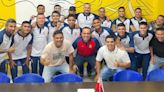 Liga Nacional de Fútbol Sala: alcalde de La Dorada recibió al Atlético