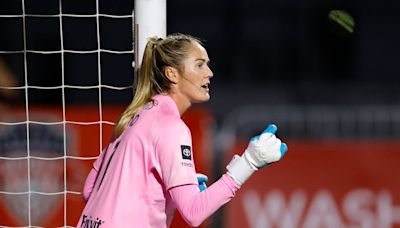North Carolina Courage net cheeky chip after poor goalkeeper giveaway