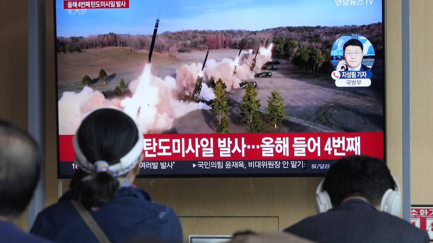 North Korea fires suspected short-range missiles into the sea in its latest weapons test