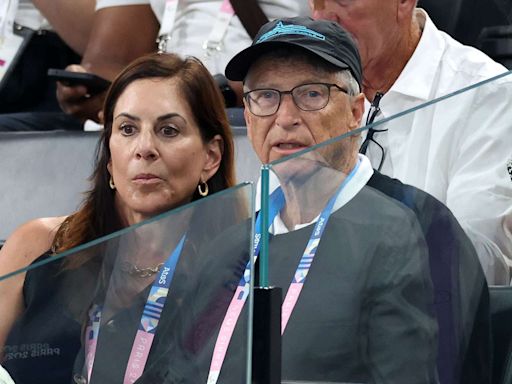 Bill Gates and Girlfriend Paula Hurd Attend Paris Olympics as His Daughter Jennifer Cheers on Simone Biles