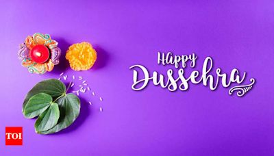 Dussehra Wishes & Images: Happy Dussehra 2024: Best Messages, Quotes, Wishes, and Images to share on Vijayadashami | - Times of India