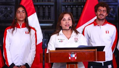 Presidenta Dina Boluarte prometió cuantioso premio para deportistas peruanos que ganen medallas en París 2024