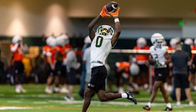 A Hurricanes freshman making an early impression. Plus notes from Day 1 of fall camp