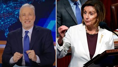 Jon Stewart Commends Nancy Pelosi for Getting Away With ‘Legal Corruption’ | Video
