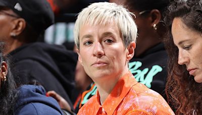 Megan Rapinoe silent as she's grilled about stance on transgender athletes in women's sports at Pride parade