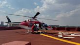 Helicóptero del grupo "Relámpagos" traslada dos riñones y un hígado