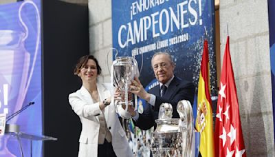 Florentino Pérez considera a sus jugadores leyendas del club y del futbol mundial