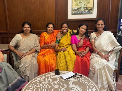 Mahua Moitra's ‘warriors are back’ post with women MPs as 18th Lok Sabha session begins