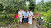 Footbridges made of old truck chassis inaugurated at Yadamoge and Thombattu