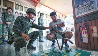 同心34號演習動員 桃園後備旅後備軍人報到