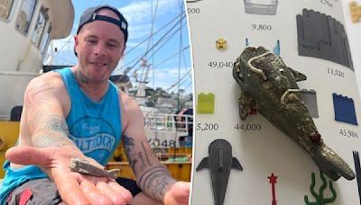 Fisherman snags rare shark — from lost Lego set swept out to sea 27 years ago: ‘It’s treasure’